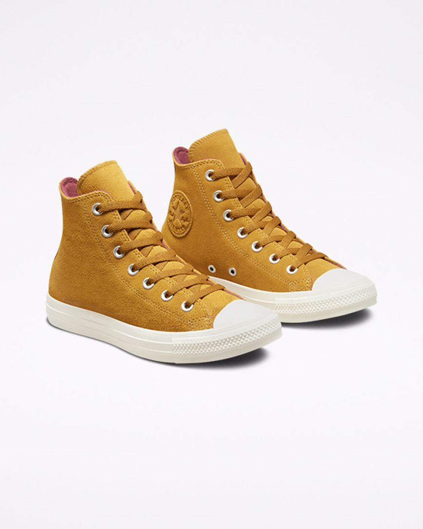 Women's Converse Chuck Taylor All Star Classic High Top Shoes Yellow | AU E1890Z